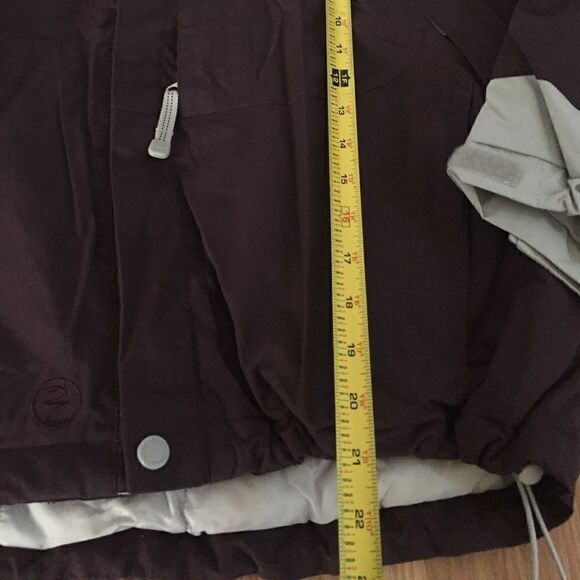 HELIX SNOWBOARDWEAR Burgundy/Gray Jacket - Picture 3 of 7